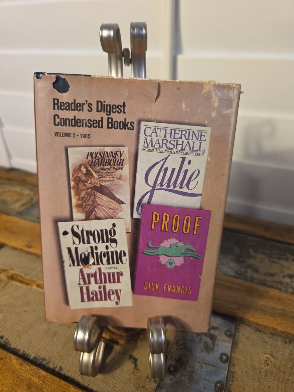 Reader's Digest Condensed Books Volume 2 1985 Vintage Hardcover Fiction Decor